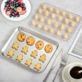 thumbnail image 2 of Baking Sheet with Rack Set (1 Pan + 1 Rack), Stainless Steel Baking Pan Cookie Sheet with Cooling Rack, Non Toxic & Heavy Duty, Healthy & Easy Clean, Oven & Dishwasher Safe - (Smallest, 9-Inch), 2 of 9