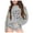 00-Grey978, variant on Oiyii Big Girl's Christmas Bow Graphic Sweatshirt Long Sleeve Crew Neck Sweatshirts Holiday Pullover Top,Grey