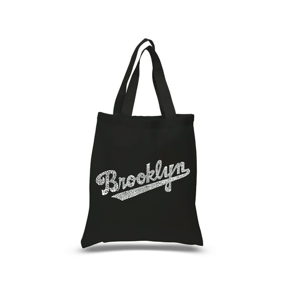 Small Word Art Tote Bag - Brooklyn Neighborhoods