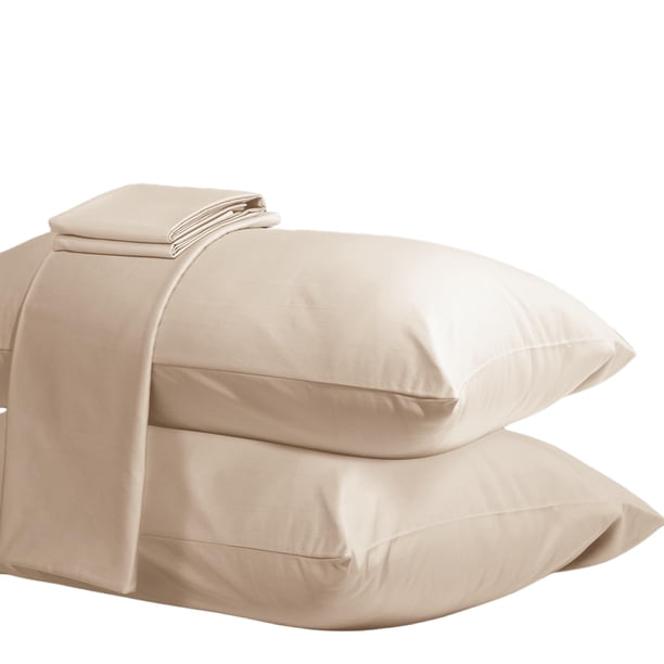 Fundas de Almohada Zaizaihome de Algodón Egipcio 1000 Hilos Queen 2 piezas