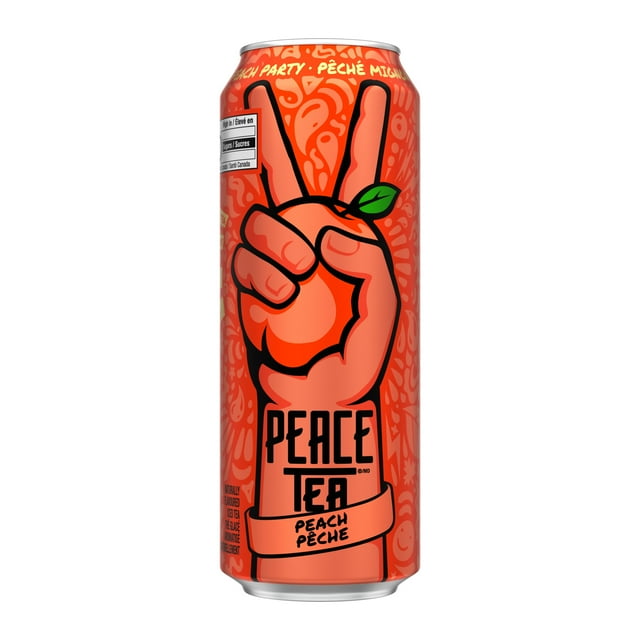 Peace Tea Peach Party Can, 695 mL