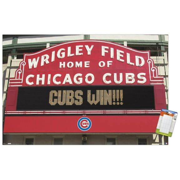 MLB Chicago Cubs - Win Wall Poster, 14.725" x 22.375"