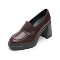 thumbnail image 3 of Mocasines Y Oxfords Flexi para Mujer Estilo 127401 Vino, 3 of 10