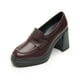 thumbnail image 3 of Mocasines Y Oxfords Flexi para Mujer Estilo 127401 Vino, 3 of 10