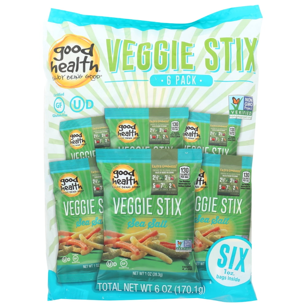 Good Health Veggie Straws Sea Salt, 6/1 Oz