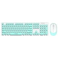thumbnail image 2 of Wireless Keyboard And Mouse Combo Cute Keyboard Retro Round Keycap Thin Quiet 2.4GHz Retro Key Board For Laptop, 2 of 5