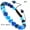 Blue Agate, variant on Men Women Adjustable Hand Braided Natural Stone Healing Beads Bracelet-Citrine