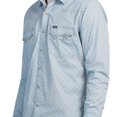 thumbnail image 5 of Camisa Moderna Wrangler Hombre 910 azul XG Manga Larga, 5 of 5