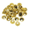 thumbnail image 2 of 100pcs Round Ornament Caps for Christmas Tree DIY Decorations Golden Replacement Hangers, 2 of 11