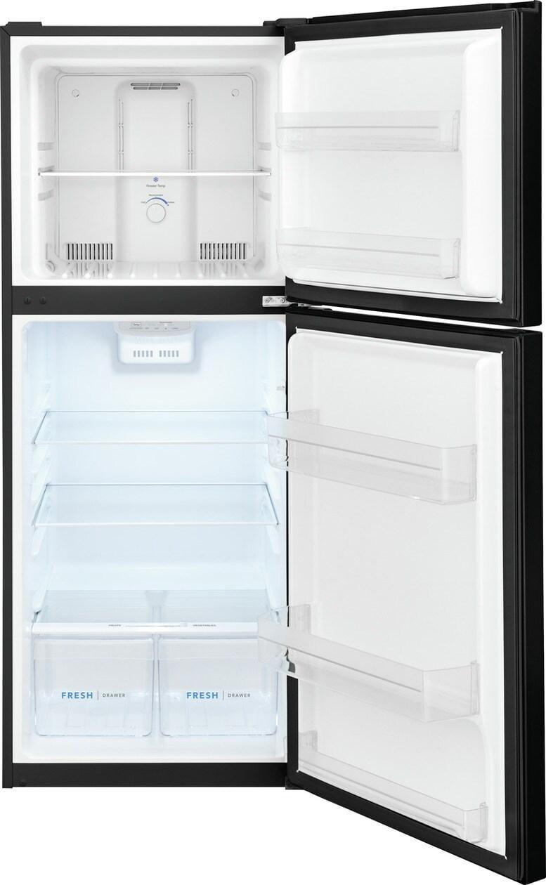 Frigidaire FFET1222UW 11.6 Cu. Ft. Top Freezer Apartment-Size Refrigerator. Black.