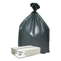 Can Liners, 33 Gal, 1.35 Mil, 33" X 40", Gray, 50/carton | Bundle of 5 Cartons