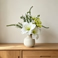 thumbnail image 6 of Roiihwy Fake Flowers, Fake Plants Bouquet for Outdoor Planter Look Real Silk Flowers for Outside Front Door Porch Patio, 6 of 6