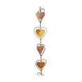 thumbnail image 3 of Cadena de lluvia decorativa de metal cadena de lluvia suspendida cadena de lluvia en forma de corazón 1 pieza, 3 of 3