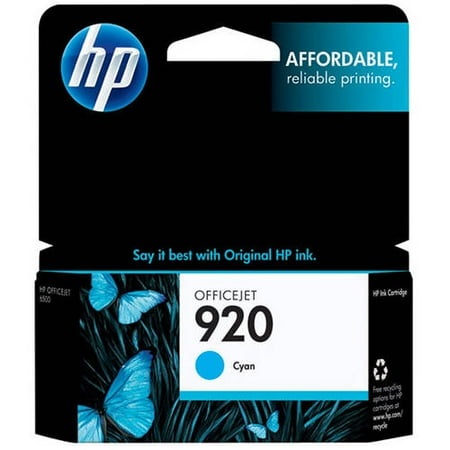HP 920 Cyan Original Ink Cartridge (CH634AN)