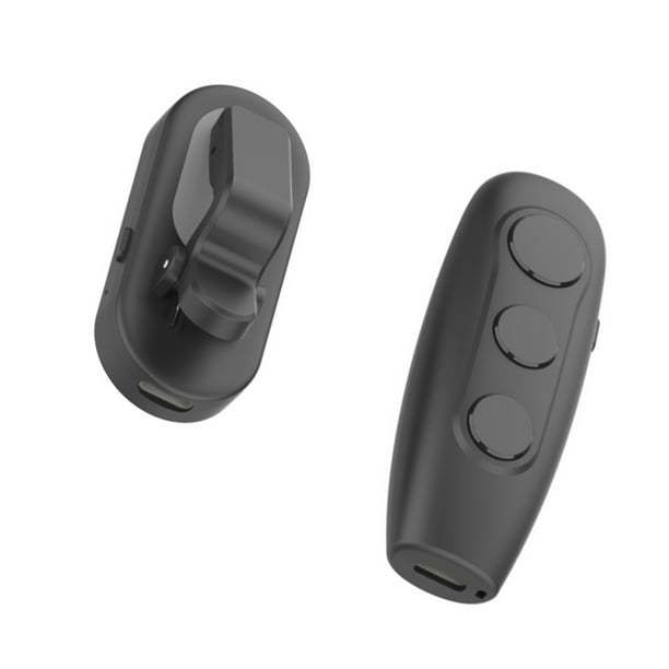 Inteprter Black Kin Dle Remote Page Turner Control de clic de Turner de páginas de lectura duradero y confiable Electrónica