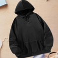 thumbnail image 1 of Sudadera con capucha para mujer, sudadera con capucha, informal, suave, con bolsillo, sudadera con capucha, ropa de otoño para compras en la calle al , SG, 1 of 10