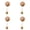 Brown, variant on 1-6pcs Shopkeepers Bell for Door Opening Door Chime Front Porch Wall Garden Shop Housewarming Gift Vintage Wooden Wind Chime Doorbell with Metal Bell