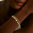 thumbnail image 4 of Pearl Bracelets for Women Gold Initial Bracelet Gold Beaded Bracelets Wedding Gifts for Bridesmaids Bracelet Pearl Jewelry Set for Womens Trendy 2025, 4 of 8