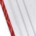 thumbnail image 3 of Pair Hilton Blackout Curtains Thermal Insulated Energy Saving Curtain Panels (Set of 2 Panels)- 108X96 - Red, 3 of 5