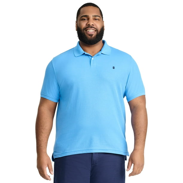Camisa Polo IZOD Advantage Performance para Hombre Azul Talla L