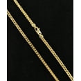 thumbnail image 3 of 10K Real Semi Solid Gold Franco Chain Necklace, 16"-26" inch, 3mm Real 10K Yellow Gold Franco Chain,10k Gold Chain,Franco Chain (Width:3mm; Necklace length:16;), 3 of 6