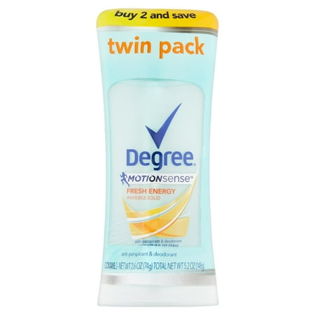 Degree Expert Protection Fresh Energy Anti-Perspirant & Deodorant, 2.6oz/2ct