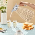 thumbnail image 5 of Coffee Thermal Carafe1.5L Double Walled Vacuum Insualted Carafe with Handmade Rattan Body for Keeping Hot Coffee & Tea Hot -24Hours (Beige), 5 of 9
