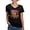 Black, variant on CafePress - Sunset Horses Women's V Neck Dark T Shirt - Women's V-Neck Dark T-Shirt