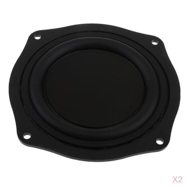 2x Vibratoria de Altavoz de Bajo Radiador Pasivo Altavoz Woofer Instalación Eléctrica Soledad altavoz de membrana vibratoria