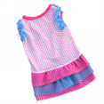 thumbnail image 1 of Robe pour Chiot Chat Fille à Pois Rose Costume d'Été pour Animaux (Taille m), 1 of 4