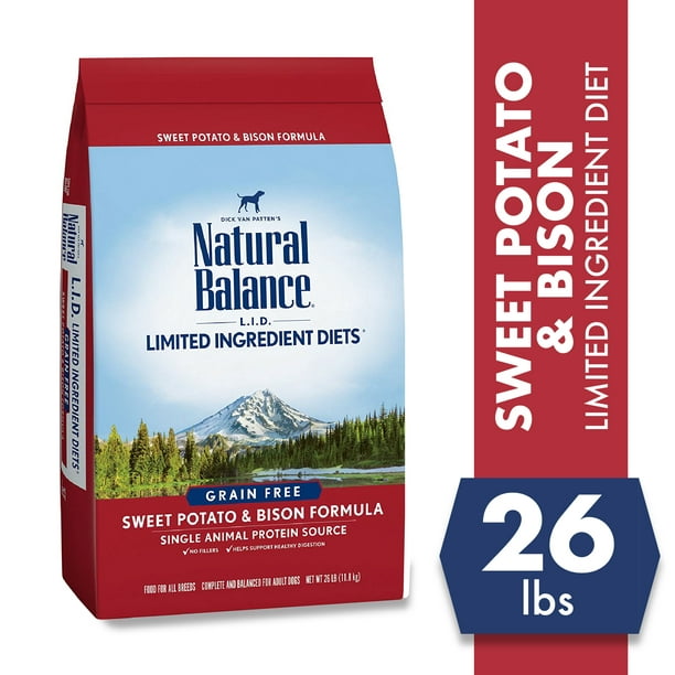 Natures Balance Limited Ingredient Dog Food Natural Balance Limited Ingredient Diets Sweet Potato & Bison Formula