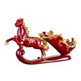 thumbnail image 2 of Soporte para botellas, estatua de caballo, soporte para champán, estante de exhibición moderno, estante individual para botellas para encimera, , Rojo, 2 of 8