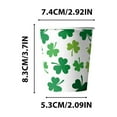 thumbnail image 3 of 10-Pack St. Patrick's Day Themed Party Cups, Holiday Style Drinkware, Green Celebration Beverage Containers, Gathering Supplies, Festive for Special and Events, 3 of 4