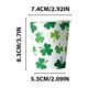 thumbnail image 3 of Conjunto de vajilla del Día de San Patricio, vasos decorativos desechables, vaso de papel * 10, 3 of 4
