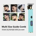 thumbnail image 4 of Rechargeable Hair Clippers for Men, Cordless Electric Hair Cutting Kit, Barber Trimmers with Guards, 4 of 8