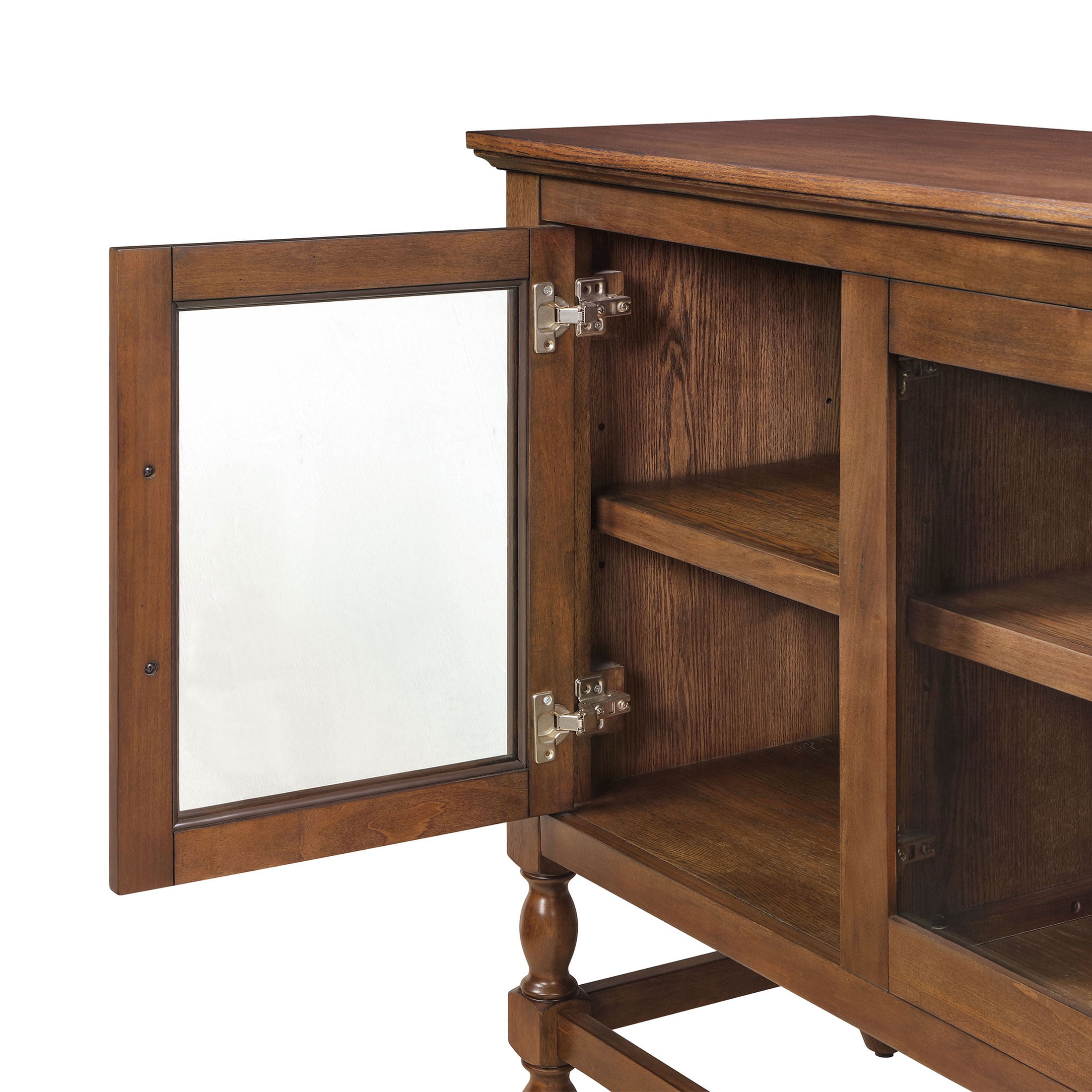 The Pioneer Woman Harper Buffet Cabinet, 3 Interior Shelves, Homestead Brown