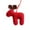 red_2, variant on ToyKingdee Christmas Felt Wool Decorations Cute Hanging Ornaments for Tree Colors Handmade Holiday Present Accessories