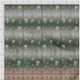 thumbnail image 3 of Soimoi Georgette Viscose Fabric Insect & Lily Panel Print Sewing Fabric Yard 42 Inch Wide, 3 of 3