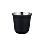 thumbnail image 1 of Yuarrent Tazas de café de acero inoxidable, caja fuerte de doble pared, 80ML, anillo para beber agua de té, taza de aislamiento bucal para habitación y Teteras Negro Yuarrent HA081344-02, 1 of 6