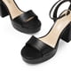 thumbnail image 3 of Sandalias DREAM PAIRS SDHS2423W Negras con Plataforma Gruesa de 10.5 cm, 3 of 6
