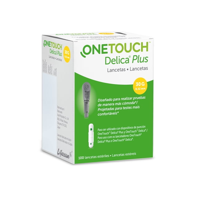 ONETOUCH Lancetas Delica Plus caja con 100 lancetas OneTouch Delica Plus
