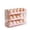 Pink, variant on Refrigerator Egg Holder, Auto-Rolling Egg Storage Container for Fridge Side Door, Space Saving Plastic Egg Tray Organizer for Kitchen Pantry Cabinet and Countertop, Pink