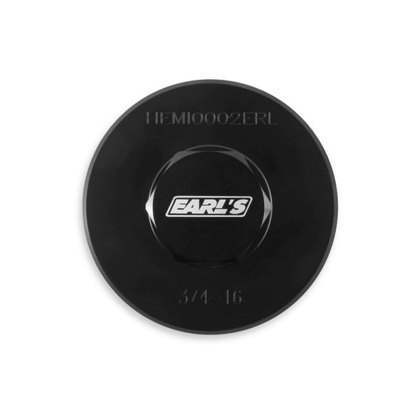 Earls HEMI0002ERL Earls Oil Filter Block-Off - Fits 3/4"-16 Filters
