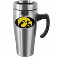 thumbnail image 2 of Siskiyou NCAA Iowa Hawkeyes Tasse de Voyage en Acier avec Poignée Multicolore, 2 of 3