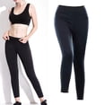 thumbnail image 2 of Leggings moldeadoras de cuerpo para mujer, control de sudor y grasa, leggings adelgazantes tipo sauna térmica S, 2 of 9