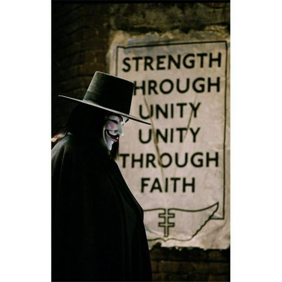 V for Vendetta Movie Poster - 11 x 17 in.