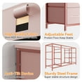 thumbnail image 3 of 10-Drawer TV Stand for 55" TV with Power Outlets, Wood Top, 3 of 7