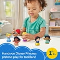 thumbnail image 2 of Fisher-Price Little People Disney Princess Figure Pack, 6 Characters for Toddlers & Kids, 2 of 6