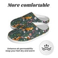 thumbnail image 6 of Kdxio Wolf Fox In Flower Forest Women's Men's Slippers Plush Slip-On House Slipper for Winter Indoor Soft Cushion Non-slip Fluffy Slides Slippers-8, 6 of 7