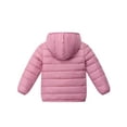 thumbnail image 2 of WIBACKER 2-10T Kids Girls Outerwear Coat Baby Winter Hooded Puffer Jackets Light Weight Water Resistant Packable Coat, 2 of 12